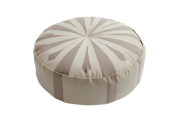 Round floor cushion pillow for comfortable seating and modern interior decor