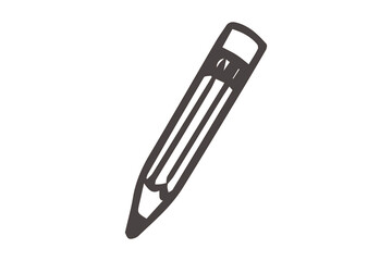 Pencil Sketch with Eraser Tip drawing writing