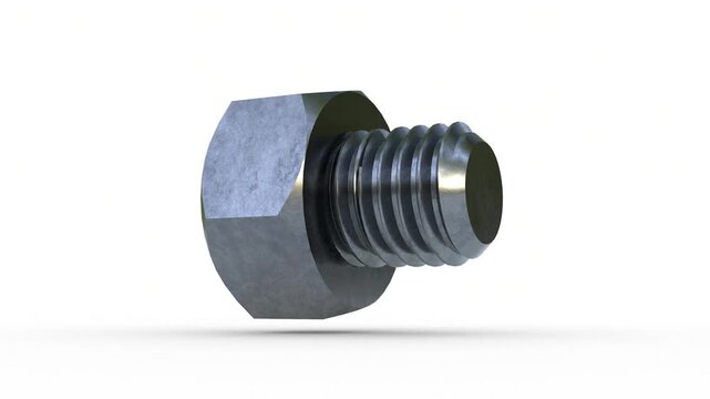 giant nut working animation