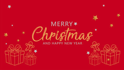 Modern universal artistic template, Christmas greeting card for corporate holidays, abstract background design, vector illustration. © Yuze 