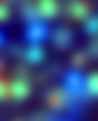 Colorful Blurred Trendy Holiday Background, Christmas Card