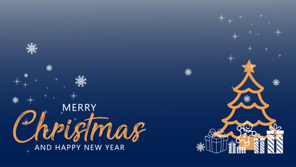 Modern universal artistic template, Christmas greeting card for corporate holidays, abstract background design, vector illustration.