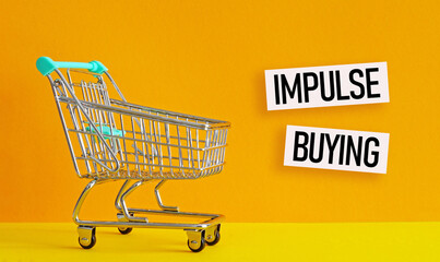 Impulse Buying Behavior Concept - Spontaneous Shopping Decision, Emotional Purchase Trigger,...