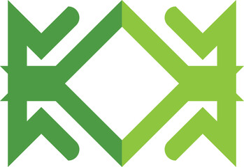 Green Arrow Abstract Logo Design