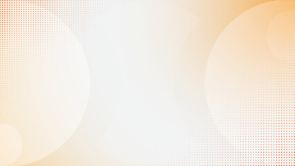 Abstract background with soft orange and white gradient and subtle dotted circles for modern design.