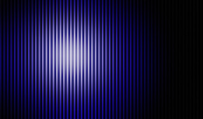 Abstract vertical blue light streaks create a dramatic futuristic background texture with a bright central glow fading to deep black edges