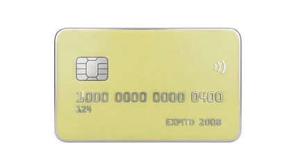 Credit Card Isolated on White Background