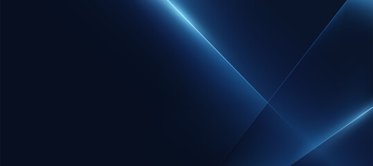 Modern Blue Abstract background with diagonal lines and polygon elegant background and banner business product present