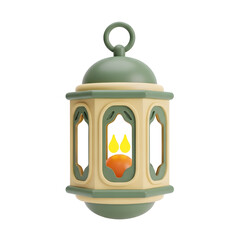 Elegant Islamic Hanging Lantern Soft Candle Light Vector Illustration Ramadan Eid Creative Design