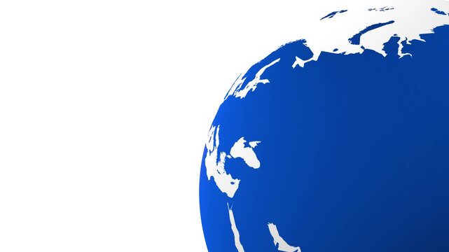 mondo, pianeta, terra, rotazione, appoggiato, sfondo bianco, mappamondo