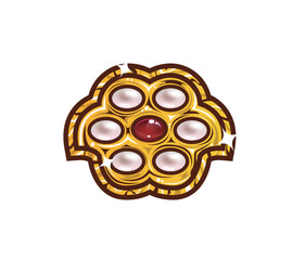 矢量故宫珠宝翡翠古董珍宝奢华古典  © 炳伟 梁