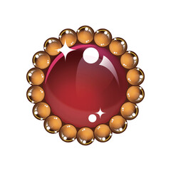 矢量珠宝翡翠古董珍宝奢华古典  © 炳伟 梁