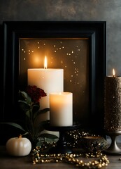 candles on the table