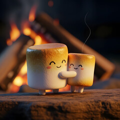 Sweet Hug Day Vector