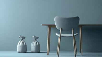 Candles Decorate Small Table Next to Chair in Minimalist Room

Candles, table, chair, minimalist, room, interior, design, decoration, wood, white, grey, blue, modern, simple, elegant, home, furniture,