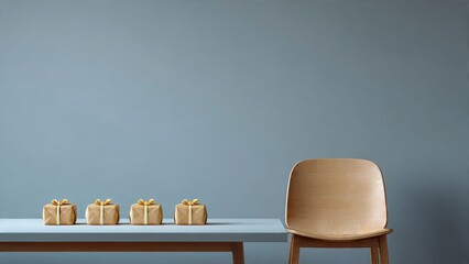 Candles Decorate Small Table Next to Chair in Minimalist Room

Candles, table, chair, minimalist, room, interior, design, decoration, wood, white, grey, blue, modern, simple, elegant, home, furniture,