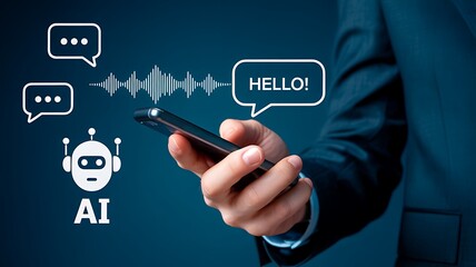 Ai chatbot virtual assistant and smart communication technology
