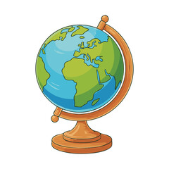 World Globe Illustration