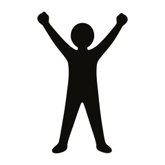 Children playing together in a park or playground silhouette