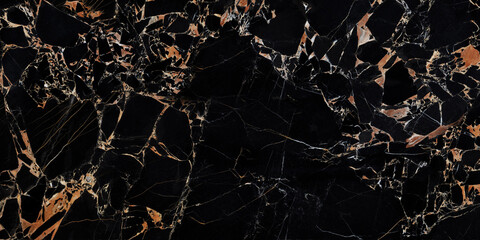 Luxury black emperador marble texture.