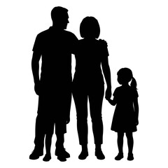 Children playing together in a park with trees and playground equipment silhouette