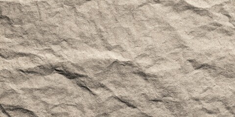 Detailed texture background showcasing natural light and shadow on crumpled fibrous material