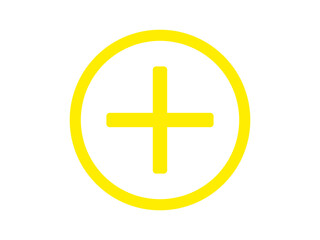 Obraz premium Plus Icon for Add Create and Expand Actions