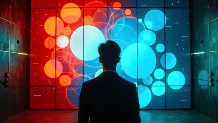 Colorful Dot Hall Solo Art Illustration