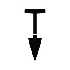 Garden Hand Trowel Transplanter Vector Icon