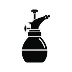 Garden Pressure Sprayer Hand Mister Bottle Vector Icon