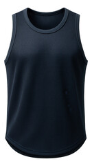 Men's sleeveless mesh tank with wide arm openings.
