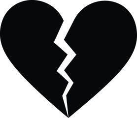 Broken heart symbolizing heartbreak and sorrow