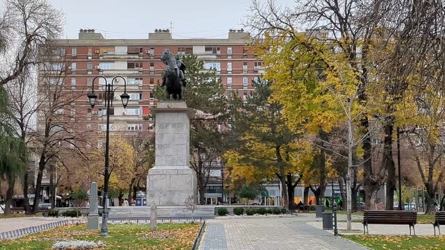 Square of King Alexander the Unifier (Trg kralja Aleksandra Ujedinitelja). Ni&scaron;, Serbia.