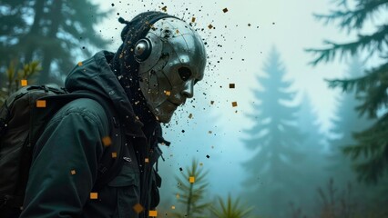 Wulin Traveler Science Fiction Art Illustration