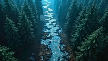 Caixi Linjing Art Illustration