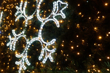 w Gliwicach choinka przed dworcem pkp © rob