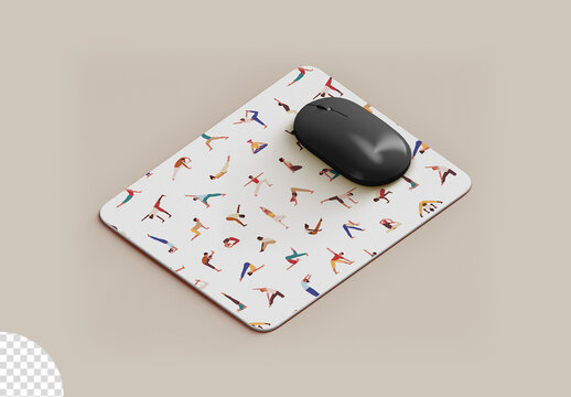 Mouse Pad Mockup Isolated