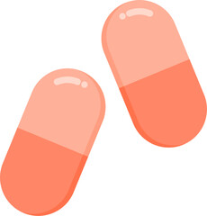 Colorful capsule pills display assorted medical medication