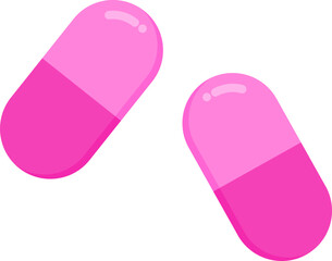 Colorful capsule pills display assorted medical medication