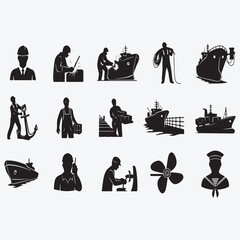 set of business icons
