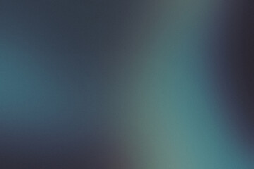 Muted teal and blue grainy gradient blur background. Dreamy modern abstract background.