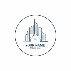 Fototapeta premium real estate logo