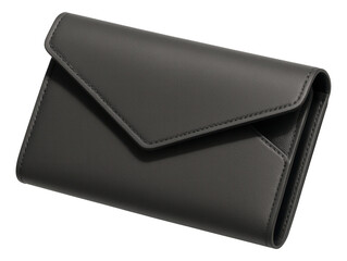 Sleek envelope flap wallet made from durable material.