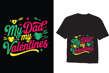 Romantic Happy Love Day Graphic T-Shirt Design