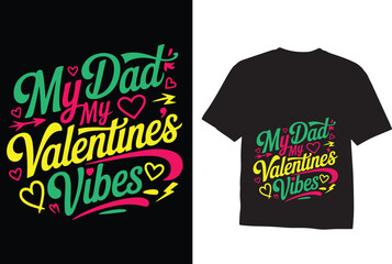 Romantic Happy Love Day Graphic T-Shirt Design