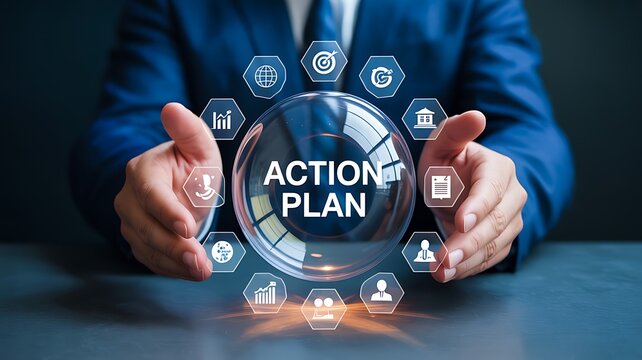 Business action plan strategy for corporate success
