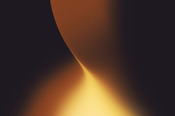Golden amber and warm glow grainy gradient blur background. Cinematic luxury abstract background.