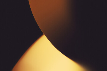 Golden amber and warm glow grainy gradient blur background. Cinematic luxury abstract background.