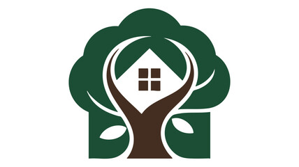 Tree house illustration Vector