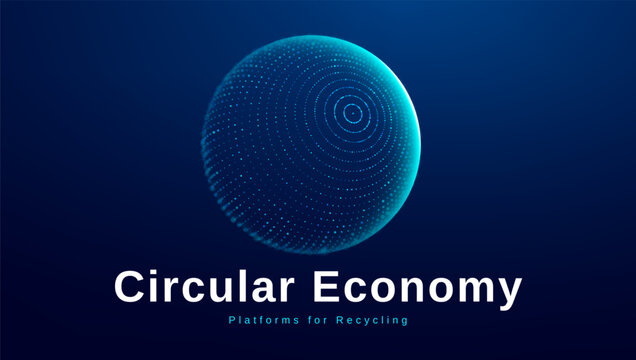 Data globe bg with sphere ai circle and particle network connect. Abstract big background with shield tech circular and pattern brain space. Internet blue data with business hand sphere.